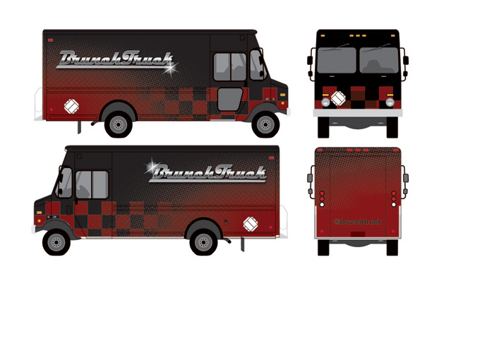 CustomFoodTruckWrap This is the Custom Food Truck Wrapped